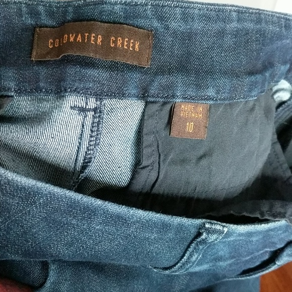 Coldwater Creek Dark Wash Pants Denim Size 10 - Picture 7 of 7
